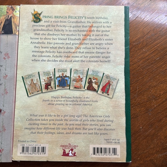 American Girl books happy birthday Felicity and Nellie’s Promise - Picture 3 of 4